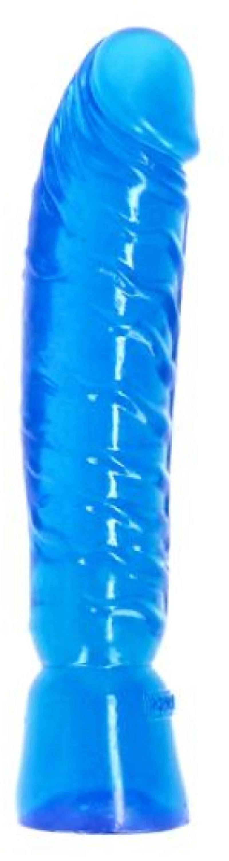 Sebastiano transparent Blue Dildo