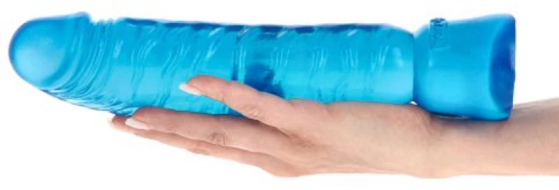 Sebastiano transparent Blue Dildo