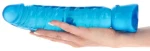 Sebastiano transparent Blue Dildo