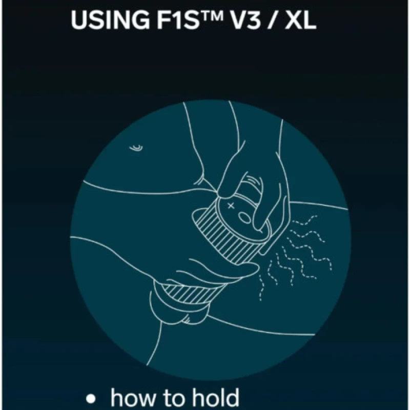 LELO F1s V3 Διαδραστικό Ανδρικό Αυνανιστήρι ΜΠΛΕ
