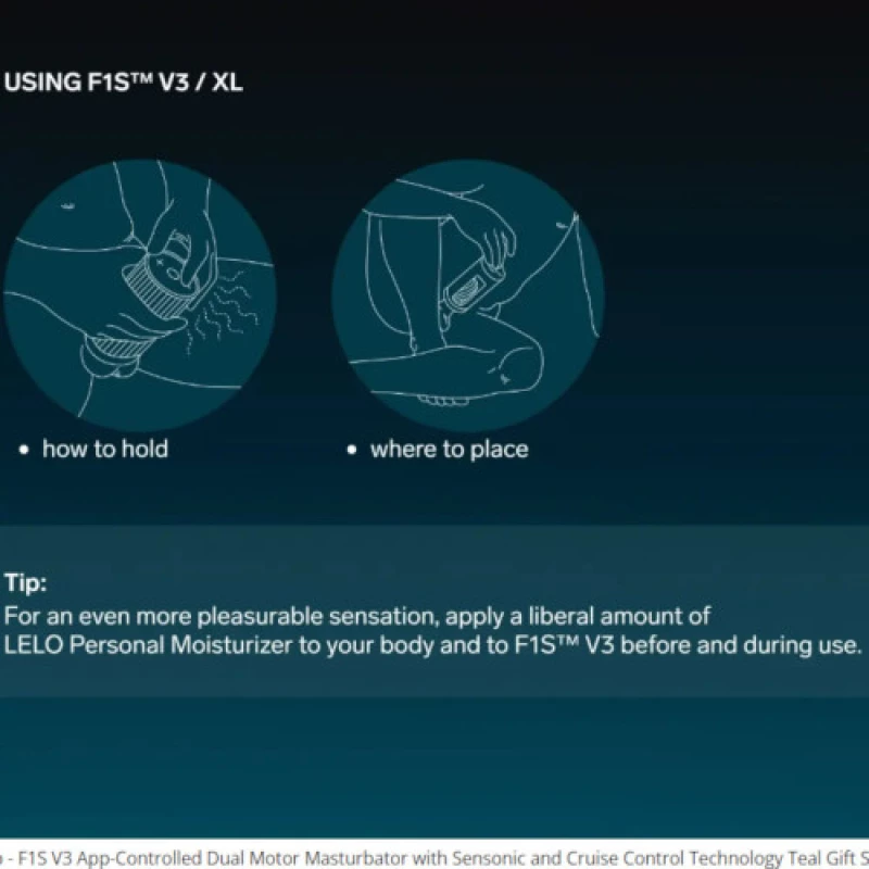 LELO F1s V3 Διαδραστικό Ανδρικό Αυνανιστήρι ΜΠΛΕ