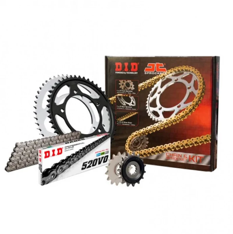 DID-JT Κιτ Αλυσίδα & Γρανάζια Yamaha XT 600 E 91-03 Natural Steel
