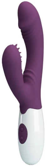 PRETTY LOVE - BUTTERFLY KISS RABBIT VIBRATOR & G-SPOT STIMULATOR PURPLE