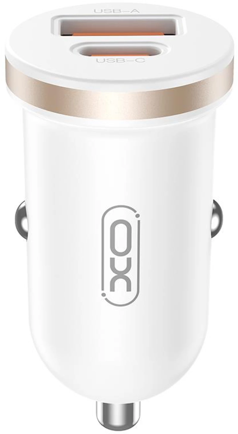 XO CC56 MINI ΦΟΡΤΙΣΤΗΣ ΑΥΤΟΚΙΝΗΤΟΥ, 2 ΘΥΡΕΣ, 30W, ΛΕΥΚΟΣ