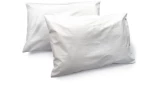 Αδιάβροχα Καλύμματα Μαξιλαριών Ζεύγος 50X70 White 100%  Cotton