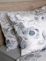 Σετ Σεντόνια Cotton Feelings 932 Grey Μονό με λάστιχο(105x205 30)