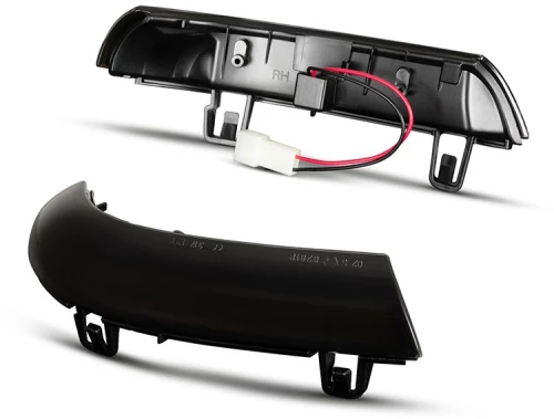 Τρεχούμενα led φλας για καθρέφτες για W Golf 5 / Golf 5 plus / Golf 6 plus / Jetta / Passat (2001-2011) / Sharan (2003-2010) / Seat Alhambra / Skoda Superb - φιμέ με τρεχούμενο φλας - σετ 2τμχ.