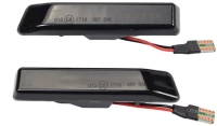 Led φλας φτερού για BMW E36(1996-1999) / X5 E53 - φιμέ με τρεχούμενο φλας - σετ 2τμχ.