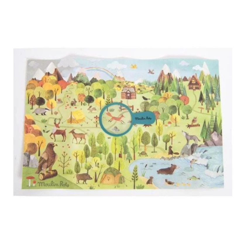 Puzzle Explorer - Forest Observation 96 κομ Από 6+ moulin roty