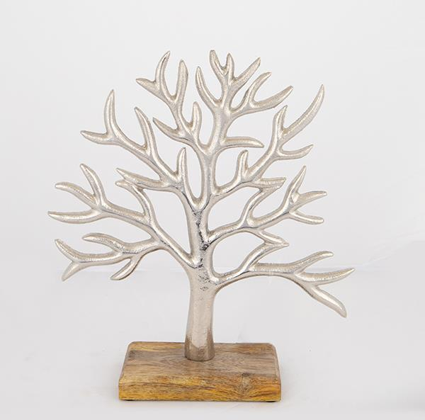 ΕΠΙΤΡΑΠΕΖΙΟ ΔΙΑΚΟΣΜΗΤΙΚΟ, ΔΕΝΤΡΟ, ΞΥΛΟ- ΜΕΤΑΛΛΟ, ΑΣΗΜΙ- ΦΥΣΙΚΟ, 30x8x34cm 752-28551