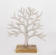 ΕΠΙΤΡΑΠΕΖΙΟ ΔΙΑΚΟΣΜΗΤΙΚΟ, ΔΕΝΤΡΟ, ΞΥΛΟ- ΜΕΤΑΛΛΟ, ΑΣΗΜΙ- ΦΥΣΙΚΟ, 30x8x34cm 752-28551