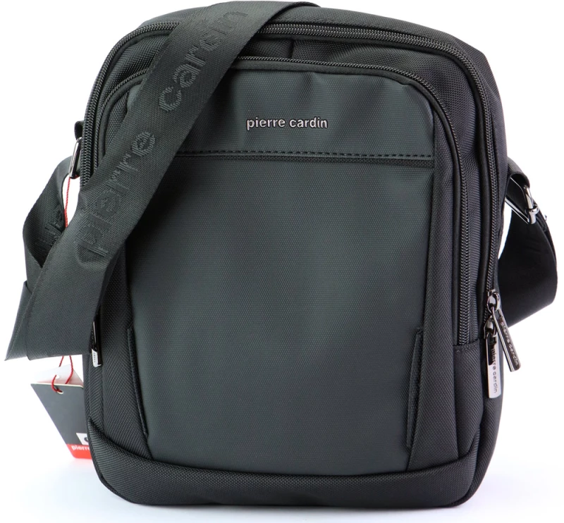 PIERRE CARDIN τσαντακι ωμου σε μαυρο χρωμα 06-8150-black