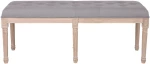 LIBERTA LYON ΣΚΑΜΠΩ ΓΚΡΙ 122x41xH46cm
