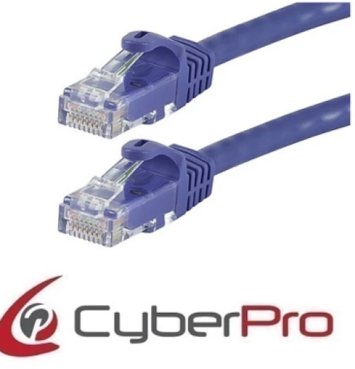 CYBERPRO CP-A6C002L Cable UTP Cat6a blue 0,25m