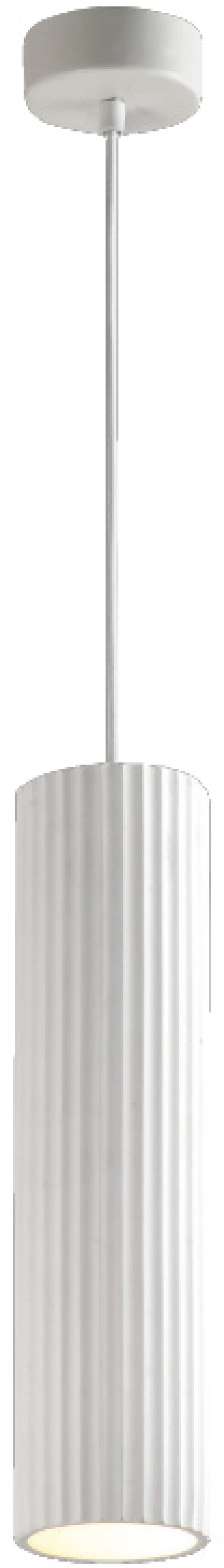 Inlight Κρεμαστό φωτιστικό λευκό από γύψο 1XGU10 D:30cm (4064-White)