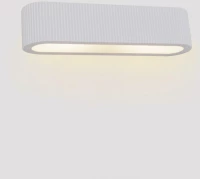 Inlight Επιτοίχιο λευκό φωτιστικό από γύψο 2XE14 D:35cm (43054-White)