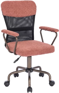 LIBERTA BELL ΚΑΡΕΚΛΑ ΓΡΑΦΕΙΟΥ ΣΑΠΙΟ ΜΗΛΟ GUNMETAL 54x52xH92cm