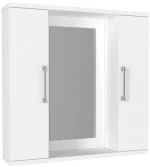 Καθρέπτης μπάνιου Surra Μegapap χρώμα λευκό 65x15,3x65εκ.