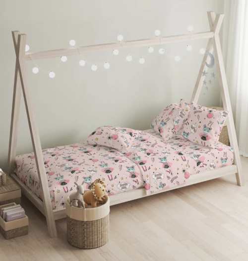 Σεντόνια Σετ Ballet Pink - 165x270+50X70