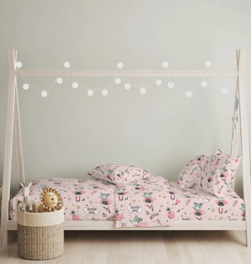 Σεντόνια Σετ Ballet Pink - 165x270+50X70
