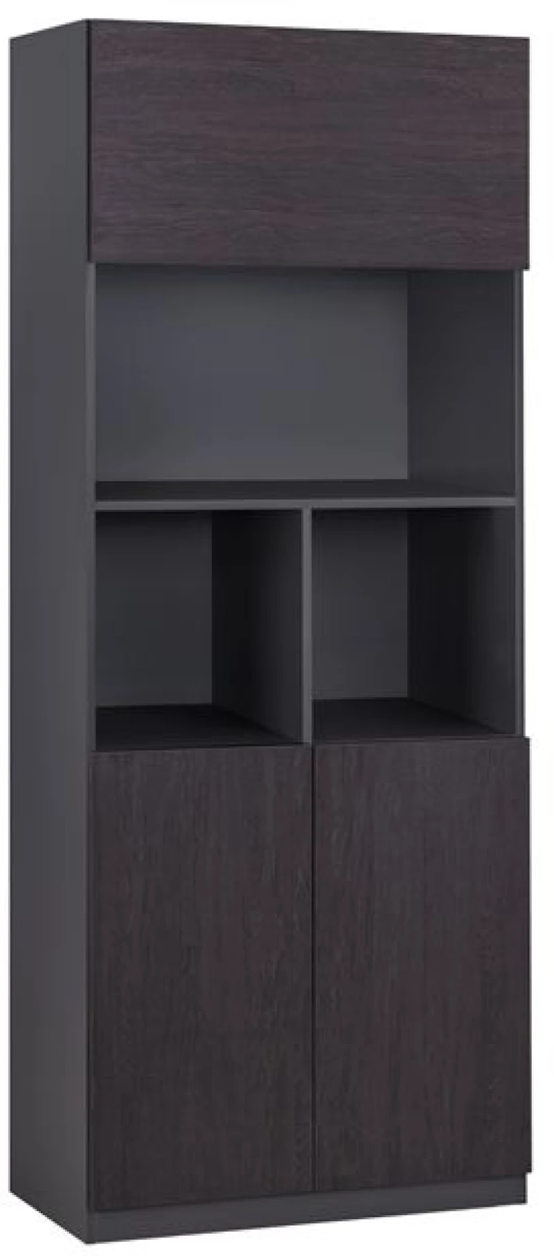 ΒΙΒΛΙΟΘΗΚΗ ΓΡΑΦΕΙΟΥ ΕΠΑΓΓΕΛΜΑΤΙΚΗ ROSEWOOD HM2089 80Χ40Χ200Υ εκ.