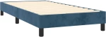 vidaXL Κρεβάτι Boxspring με Στρώμα Σκούρο Μπλε 90x190 εκ. Βελούδινο