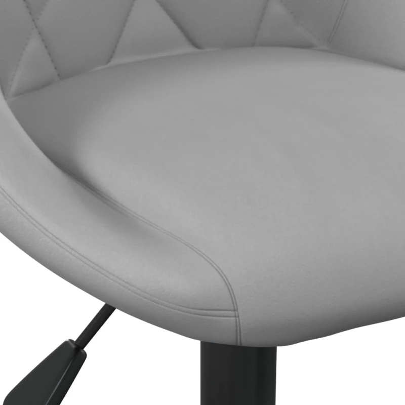 vidaXL Καρέκλες Τραπεζαρίας Περιστρεφόμενες 6 τεμ. Αν. Γκρι Βελούδινες
