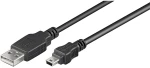 Καλώδιο USB Aρσ./USB Mini 1.5m