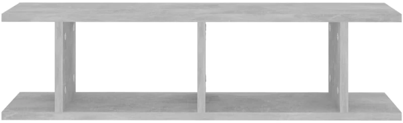 vidaXL Ραφιέρες Τοίχου 2 τεμ. Γκρι Σκυρ. 75x18x20 εκ. Επεξεργ. Ξύλο