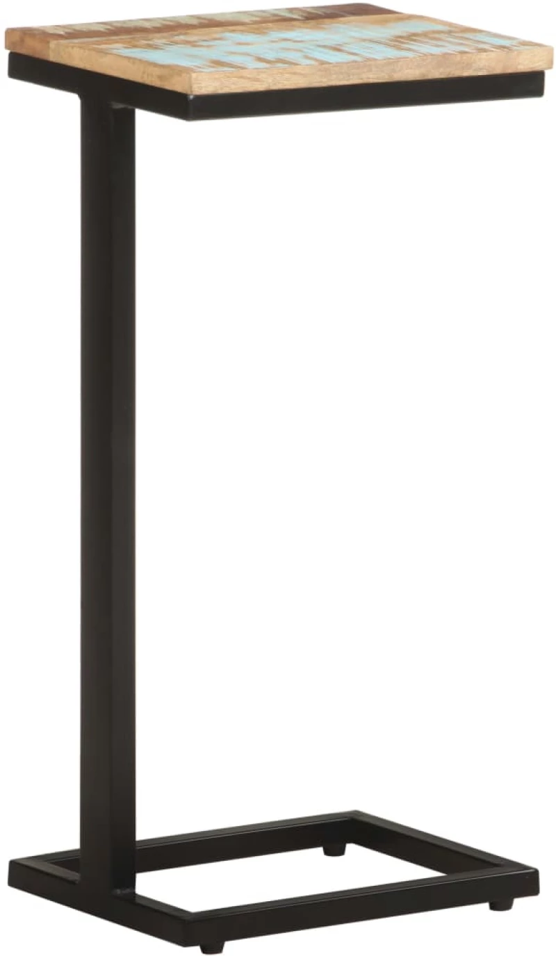 vidaXL Τραπέζια Βοηθητικά 2 τεμ. 31,5x24,5x64,5 εκ. Μασίφ Ανακ. Ξύλο