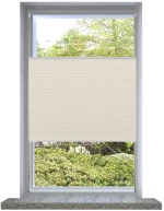 Πλισέ ρόλερ σκίασης 80x150cm Κρεμ