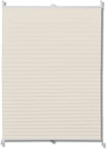 Πλισέ ρόλερ σκίασης 80x150cm Κρεμ
