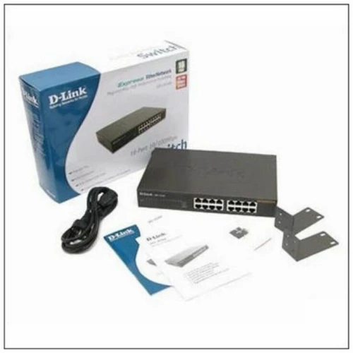Διακόπτης D-Link DES-1016D 16 p 10 / 100 Mbps Μαύρο