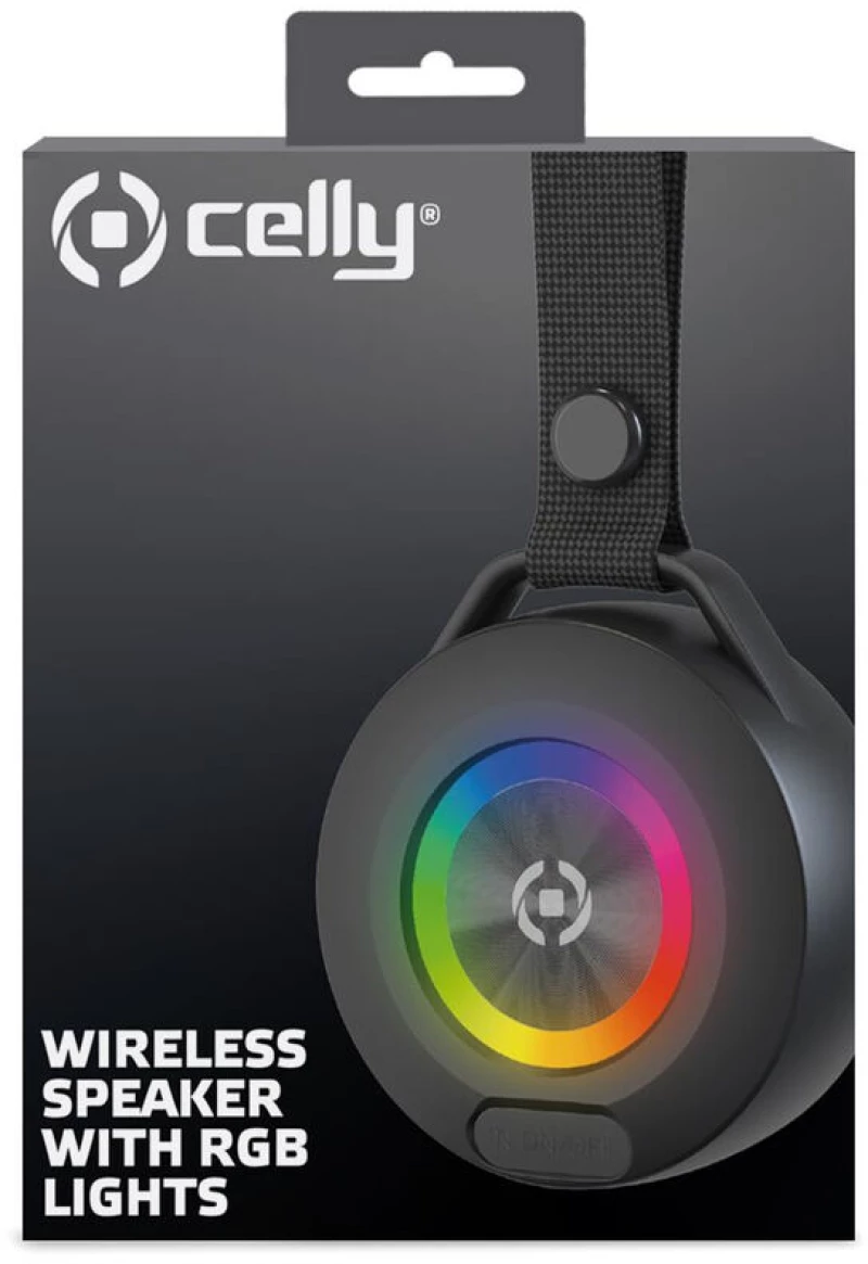 Ηχείο Bluetooth Celly LIGHTBEATBK Μαύρο