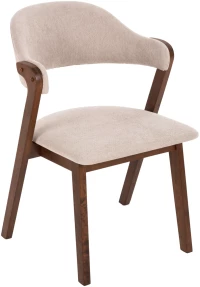 ΚΑΡΕΚΛΑ RIDER HM9734.02 RUBBERWOOD ΣΕ ΚΑΡΥΔΙ-ΥΦΑΣΜΑ ΕΚΡΟΥ 59x59x83Yεκ.