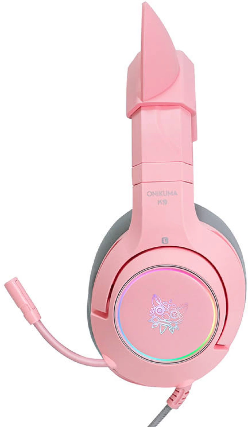 Gaming headphones ONIKUMA K9 Pink RGB