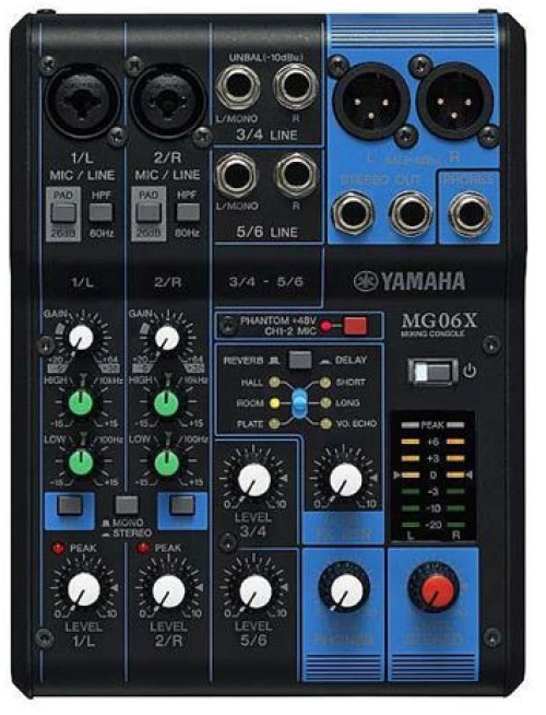 YAMAHA MG-06X Aναλογική Kονσόλα