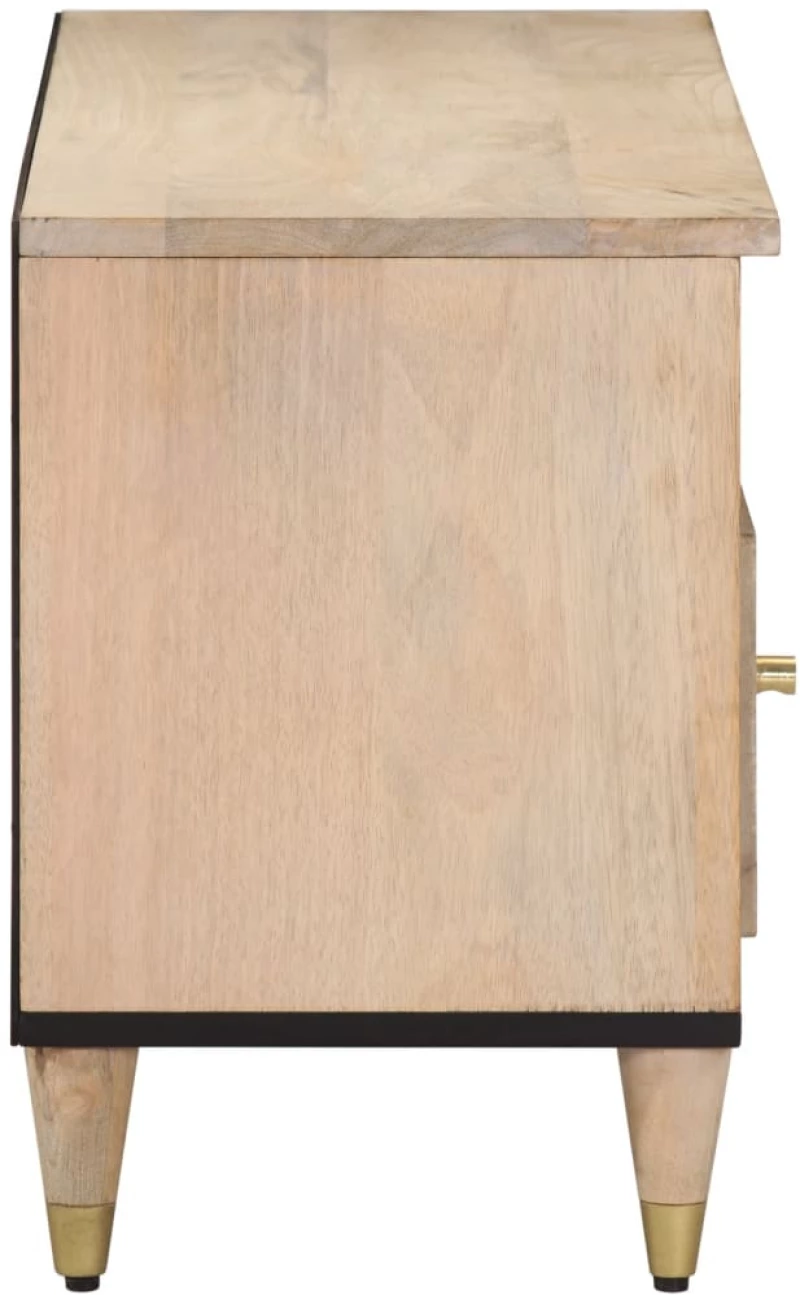 vidaXL Έπιπλο Τηλεόρασης 100 x 33 x 46 εκ. από Μασίφ Ξύλο Μάνγκο