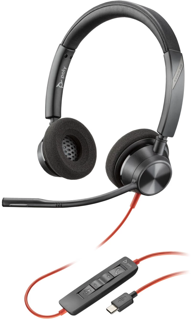 Ακουστικά με Μικρόφωνο HP Blackwire 3320 Μαύρο