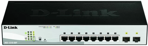 Διακόπτης D-Link DGS-1210-08P/E Μαύρο
