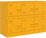 vidaXL Ντουλάπι Μουσταρδί 99x39x73 εκ. από Ατσάλι