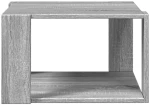 vidaXL Τραπεζάκι Σαλονιού Γκρι Sonoma 51,5x51,5x30 εκ. Επεξ. Ξύλο