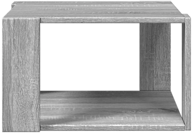 vidaXL Τραπεζάκι Σαλονιού Γκρι Sonoma 51,5x51,5x30 εκ. Επεξ. Ξύλο