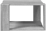 vidaXL Τραπεζάκι Σαλονιού Γκρι Sonoma 51,5x51,5x30 εκ. Επεξ. Ξύλο