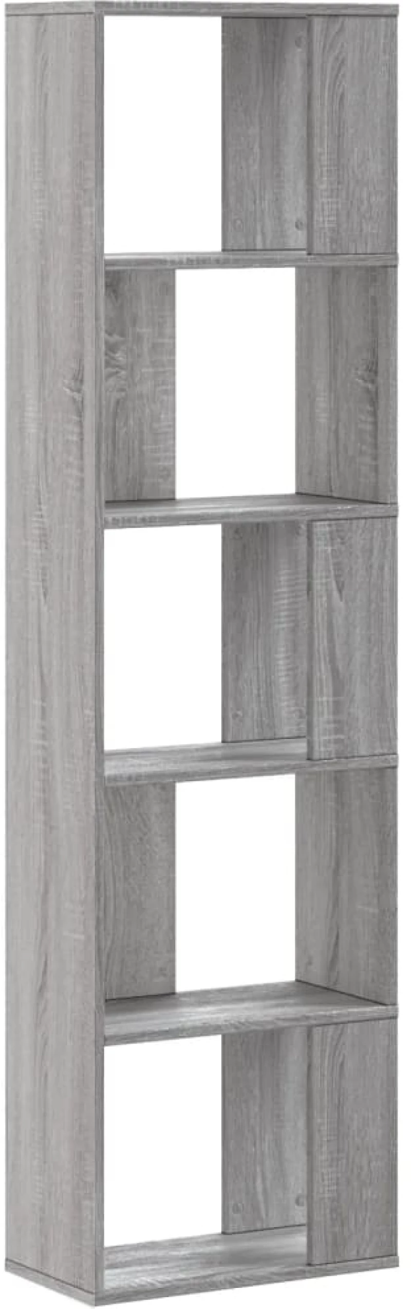 vidaXL Βιβλιοθήκη 5 Επιπέδων Γκρι Sonoma 45x23,5x162,5 εκ. Επεξ. Ξύλο