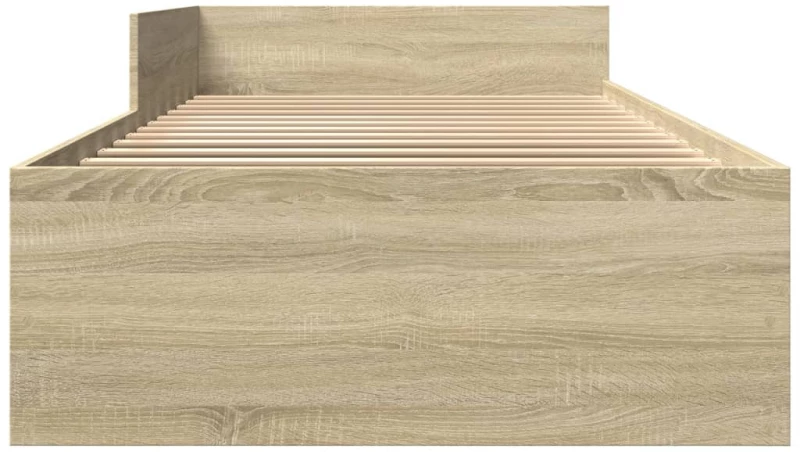 vidaXL Πλαίσιο Κρεβατιού Χωρ. Στρώμα Sonoma Δρυς 100x200εκ Επ. Ξύλο