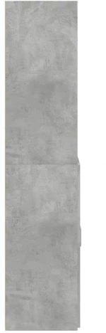 vidaXL Ντουλάπι Γκρι Σκυροδέματος 70x42,5x185 εκ. Επεξεργασμένο Ξύλο