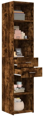 vidaXL Ντουλάπι Καπνιστή Δρυς 40x42,5x185 εκ. από Επεξεργασμένο Ξύλο