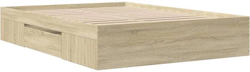 vidaXL Πλαίσιο Κρεβατιού Χωρ. Στρώμα Sonoma Δρυς 120x200εκ. Επ. Ξύλο