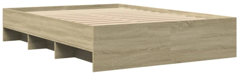vidaXL Πλαίσιο Κρεβατιού Χωρ. Στρώμα Sonoma Δρυς 120x190 εκ. Επ. Ξύλο